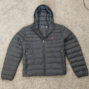 MENS RALPH LAUREN BLACK WITH HOOD (NEW NO TAG)